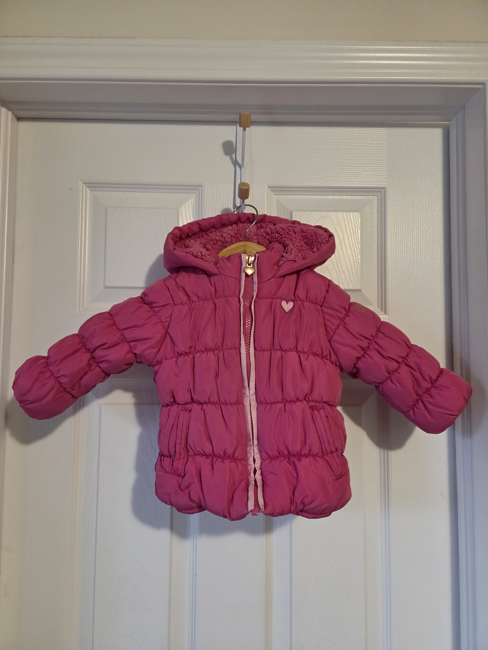 OshKosh B'gosh Bright Pink Fleece-Lined Jacket